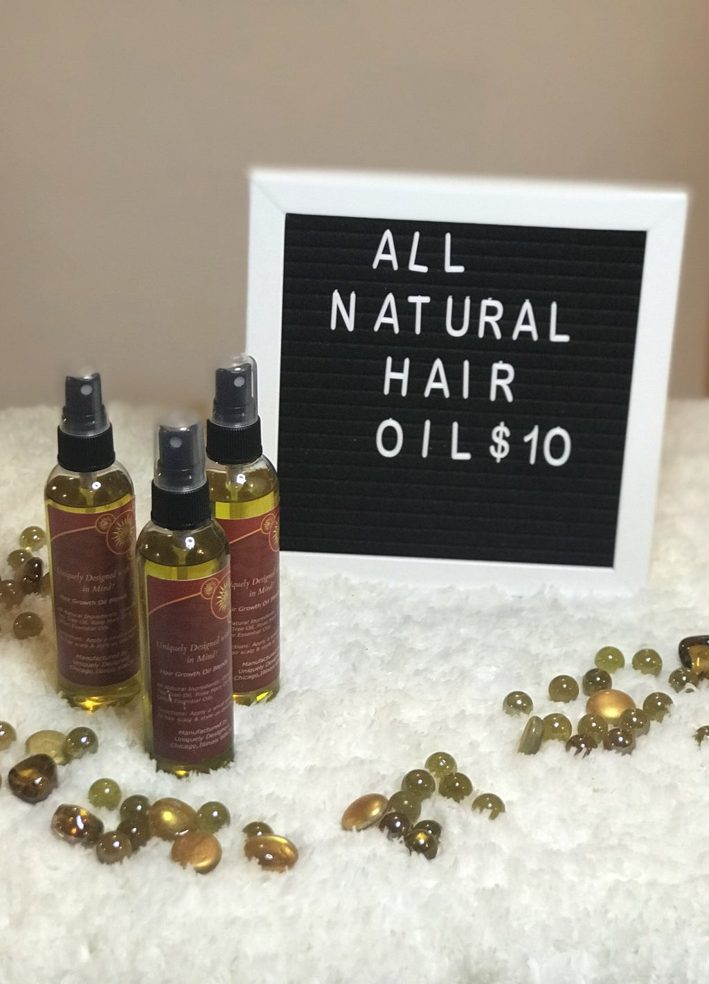 Medium All Natural Hair Oil