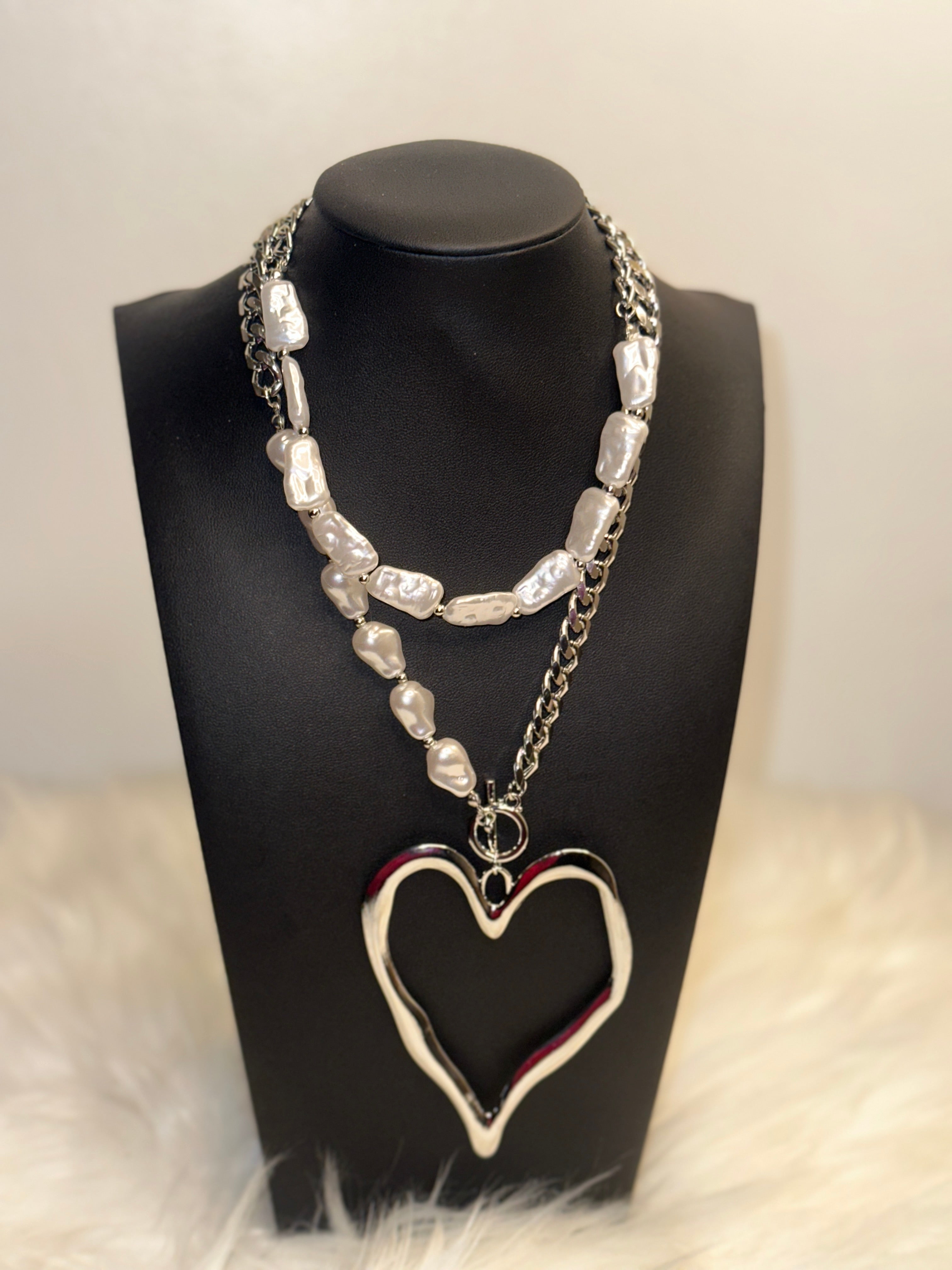 2 piece Heart Necklace
