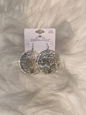 Silver Tree of life Earrings