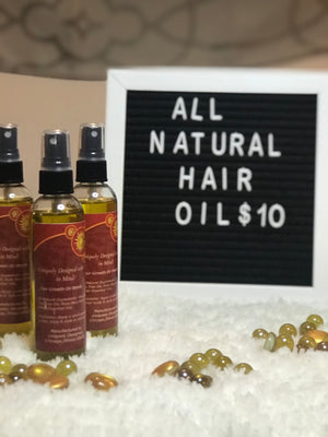 Medium All Natural Hair Oil