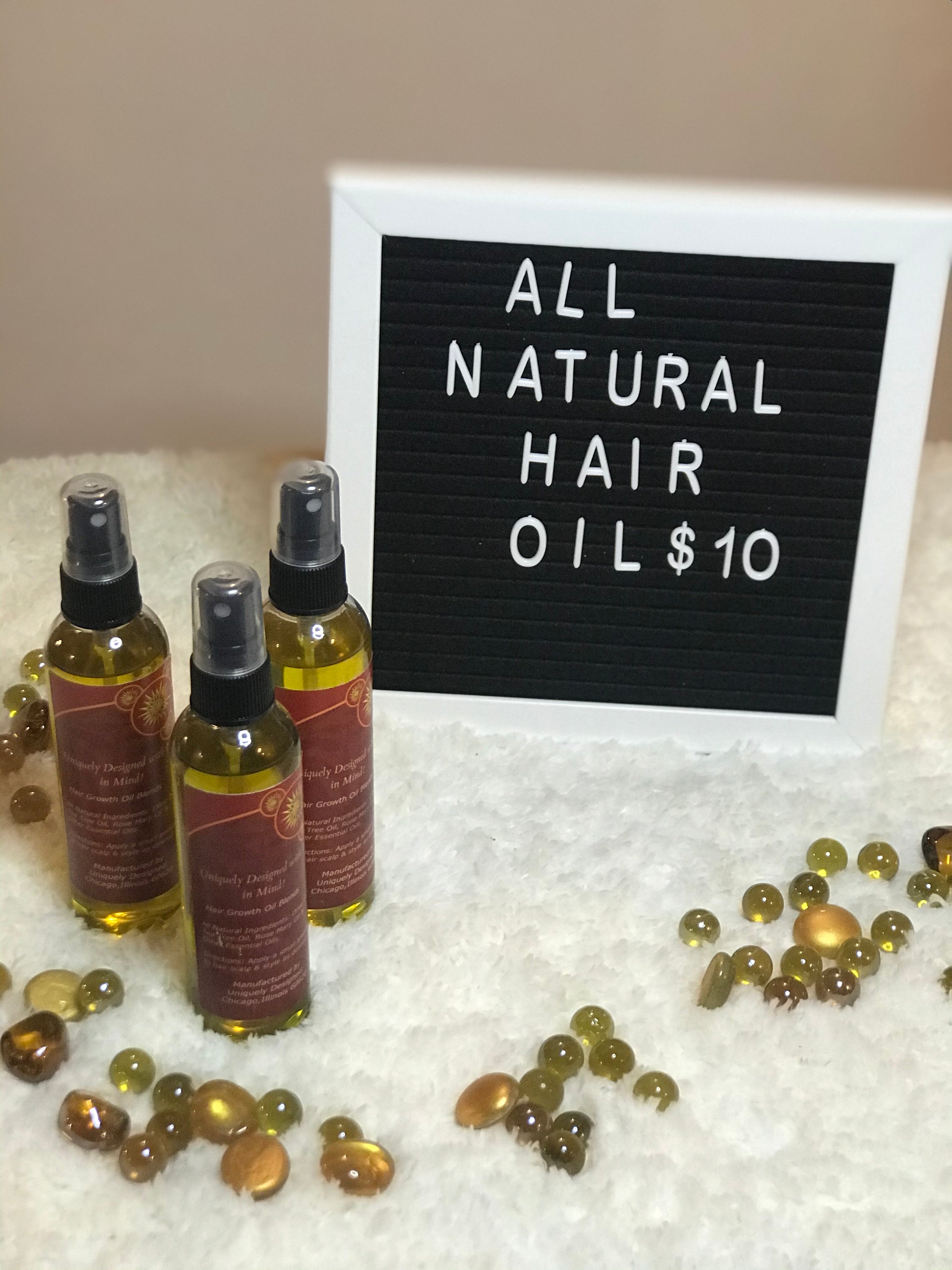 Medium All Natural Hair Oil