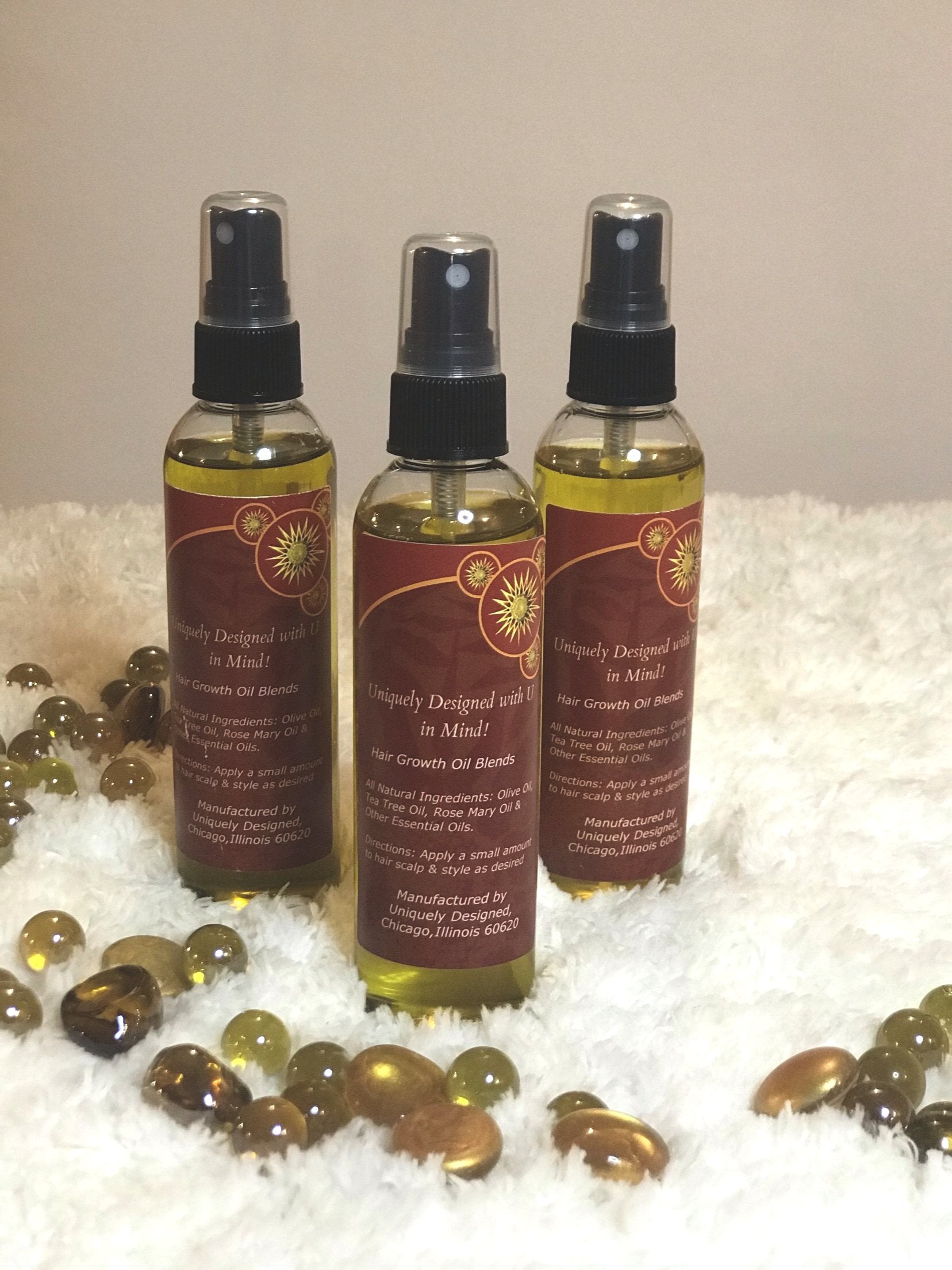 Medium All Natural Hair Oil